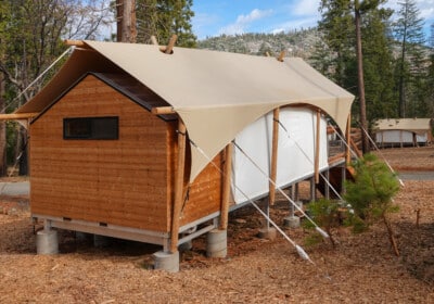 Tent at Under Canvas Yosemite