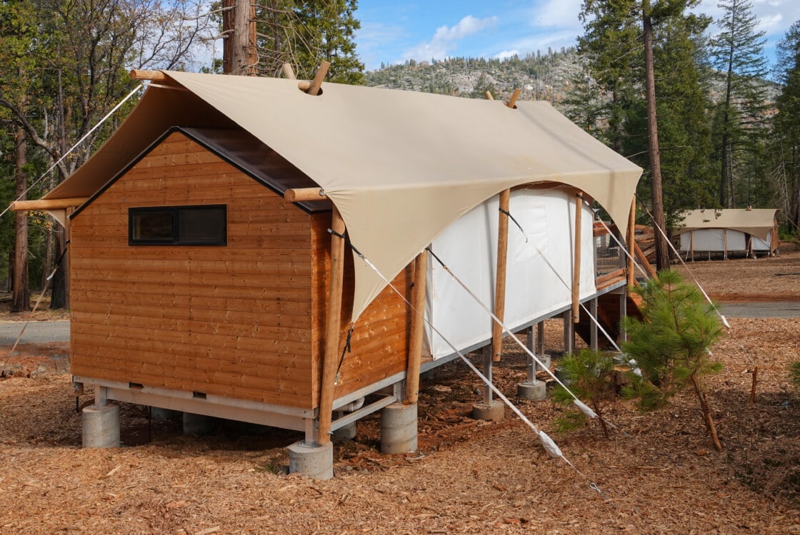 Under Canvas Yosemite Tent Exterior