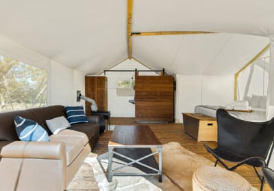 Suite Tent sitting area